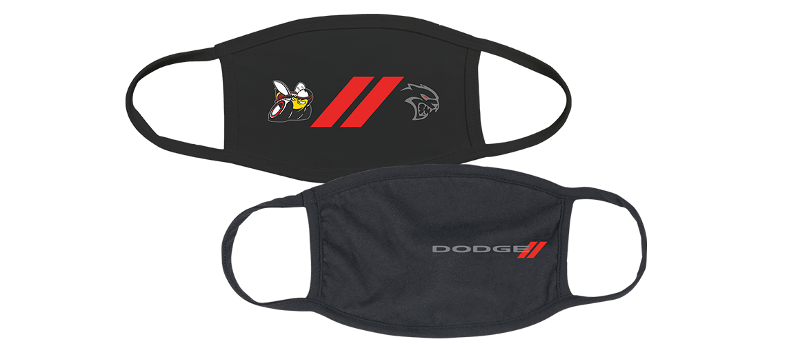 Dodge branded face masks