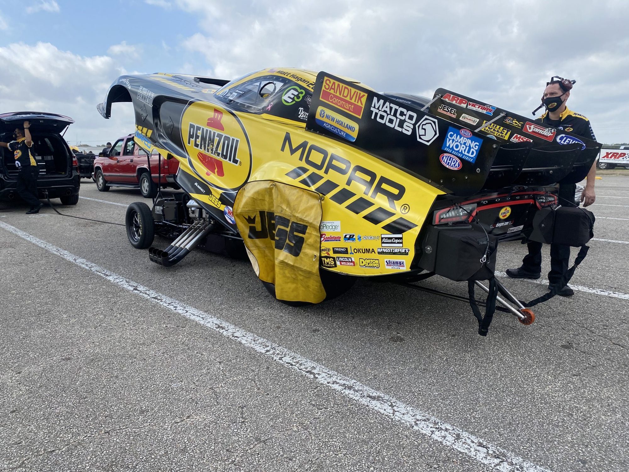 Matt Hagan's funny car