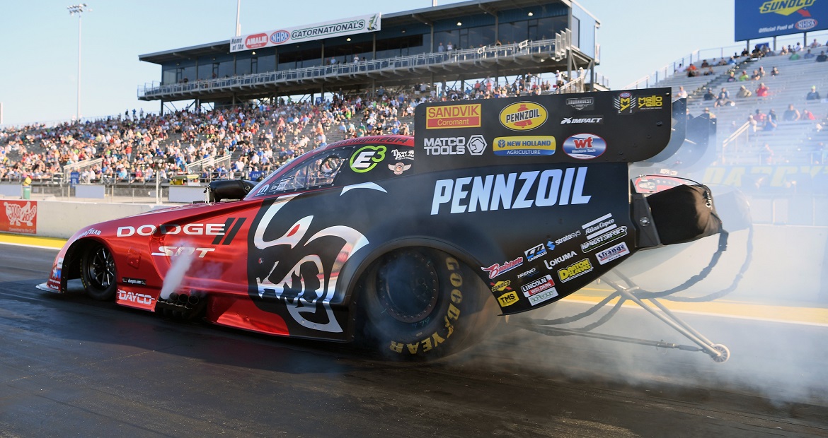 Dominant Season-Long Performance by Don Schumacher Racing Dodge Charger SRT<sup>®</sup> Hellcat Funny Cars to Conclude with Crowning of World Champion at Dodge NHRA Finals in Las Vegas
