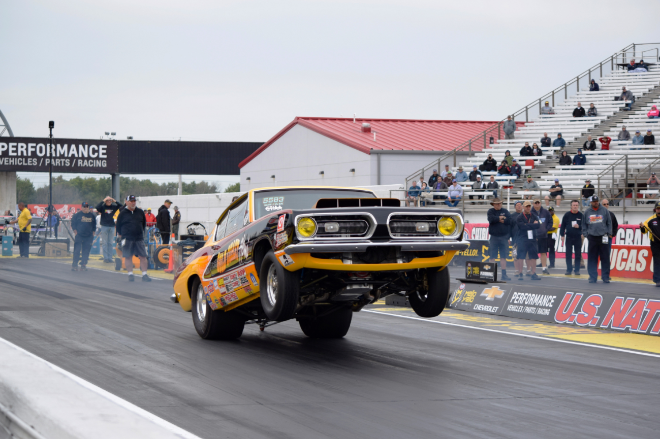 Dan’s Gold Coast Hemi is ready to make a run down the track.