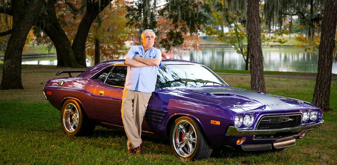 1973 Challenger in Plum Crazy