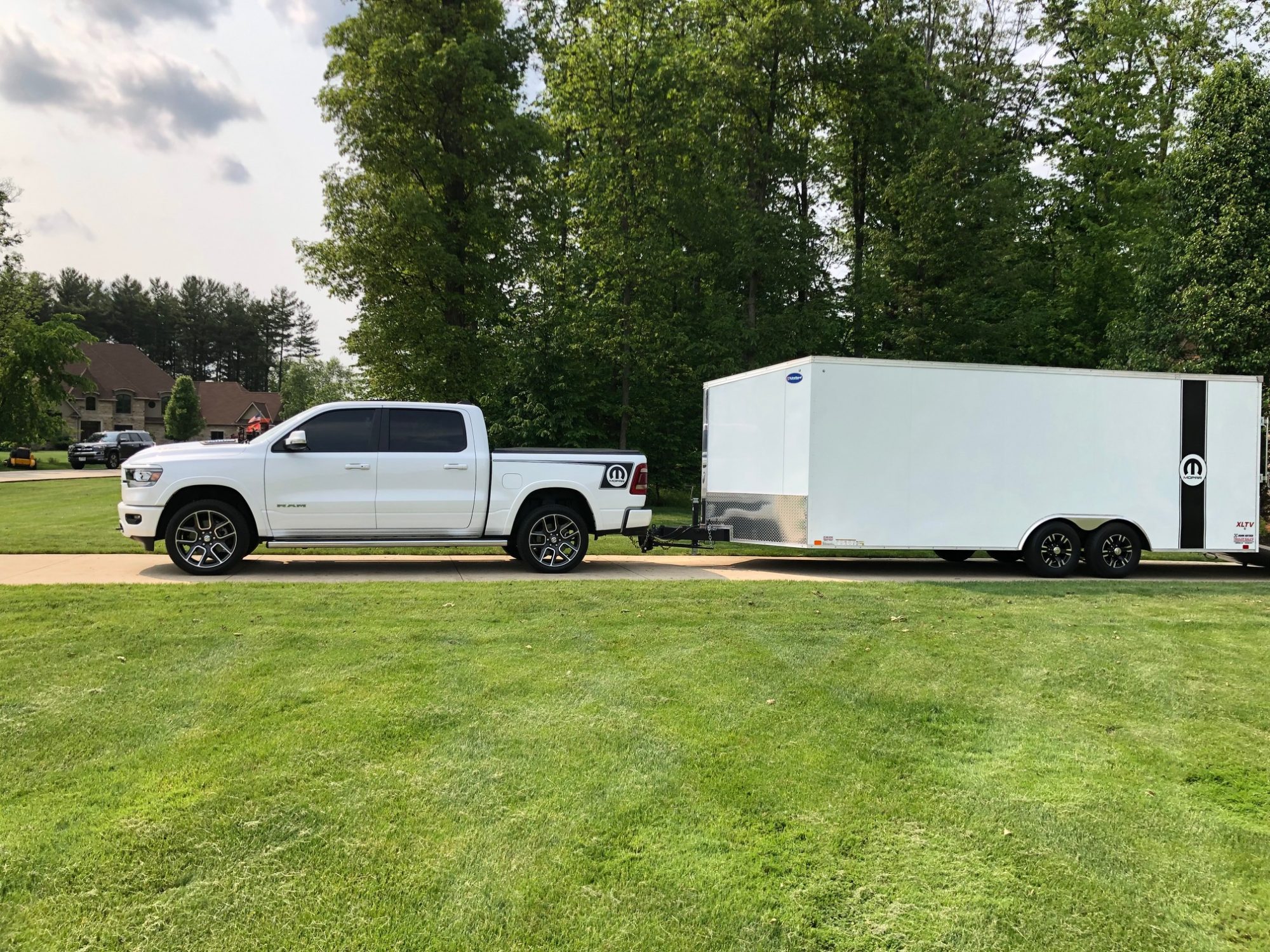 2019 Ram 1500 with matching Mopar trailer