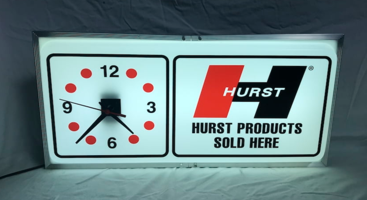 Hurst light up sign