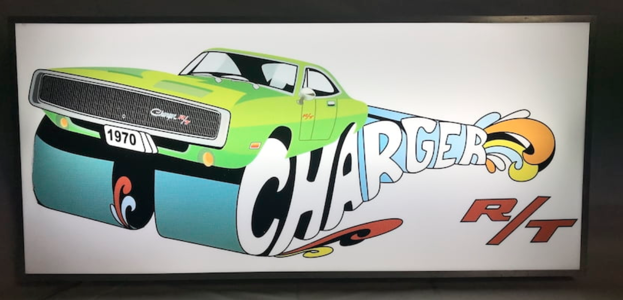 Charger R/T wall art