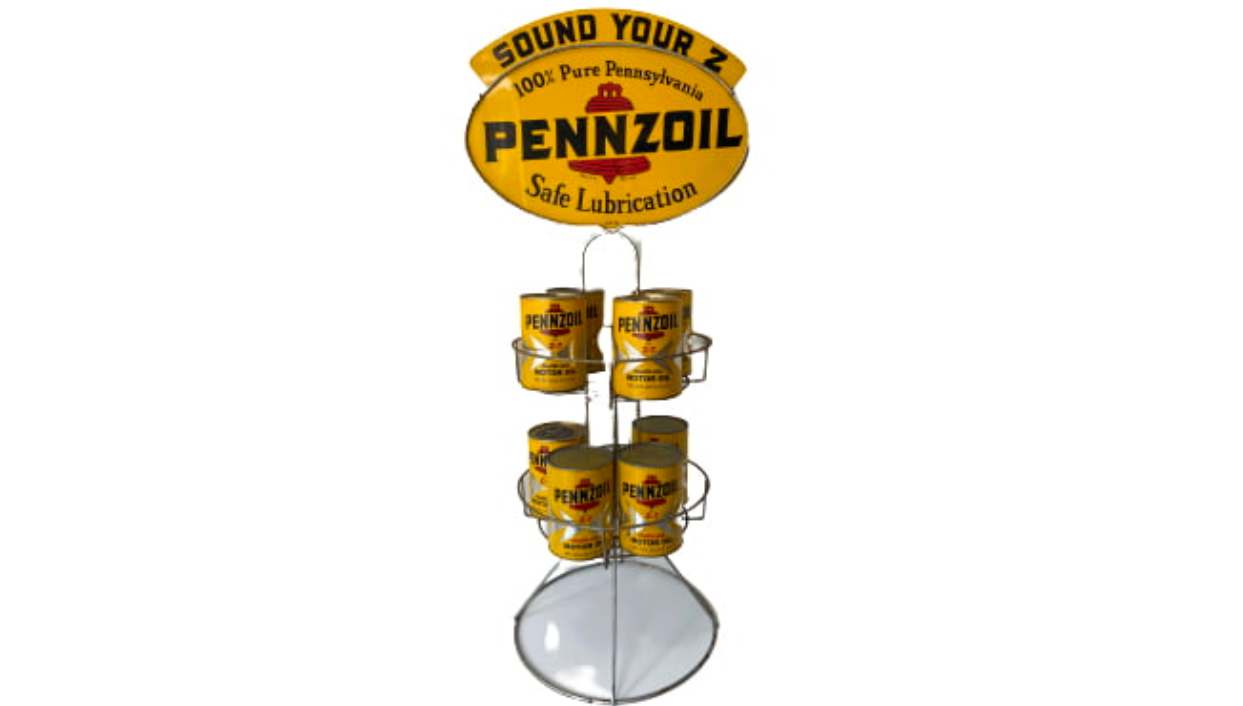Pennzoil oil display