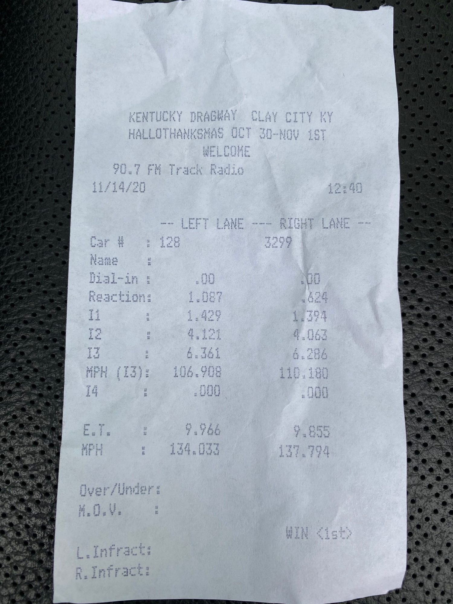 9 second run slip from stock 2018 SRT Demon