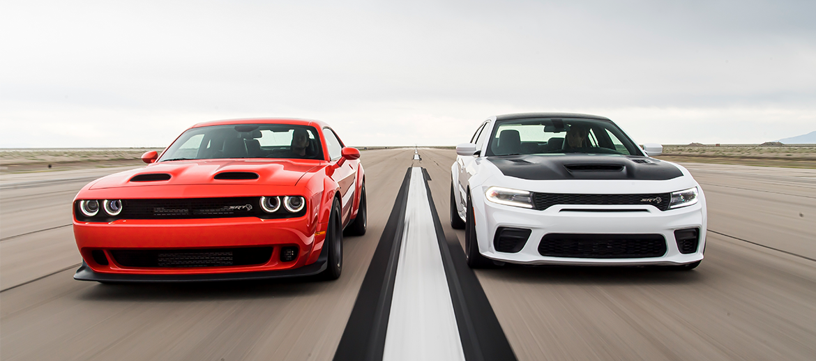 Dodge Challenger SRT Hellcat and Dodge Charger SRT hellcat