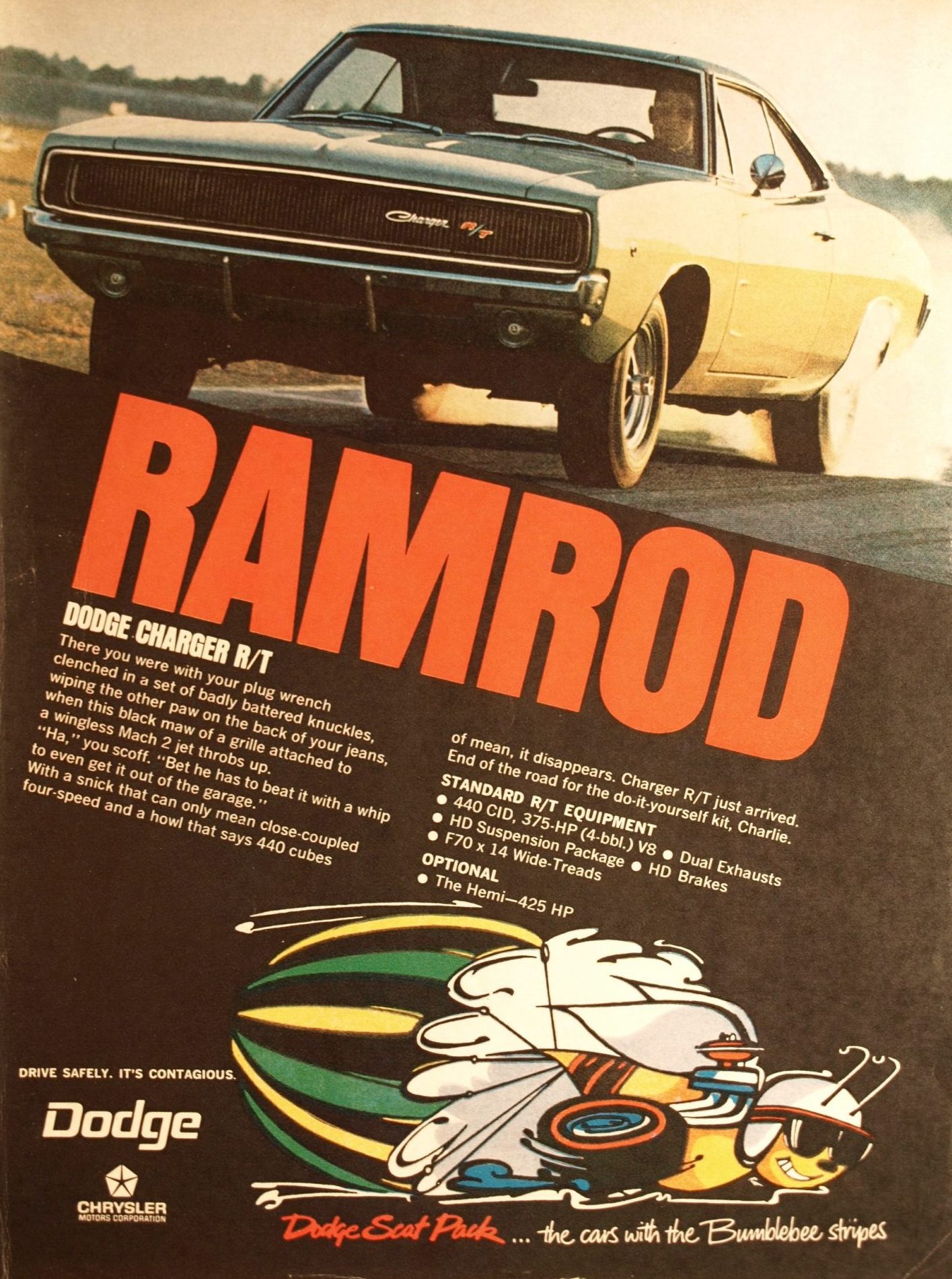 Ramrod Dodge Charger R/T Advertisement