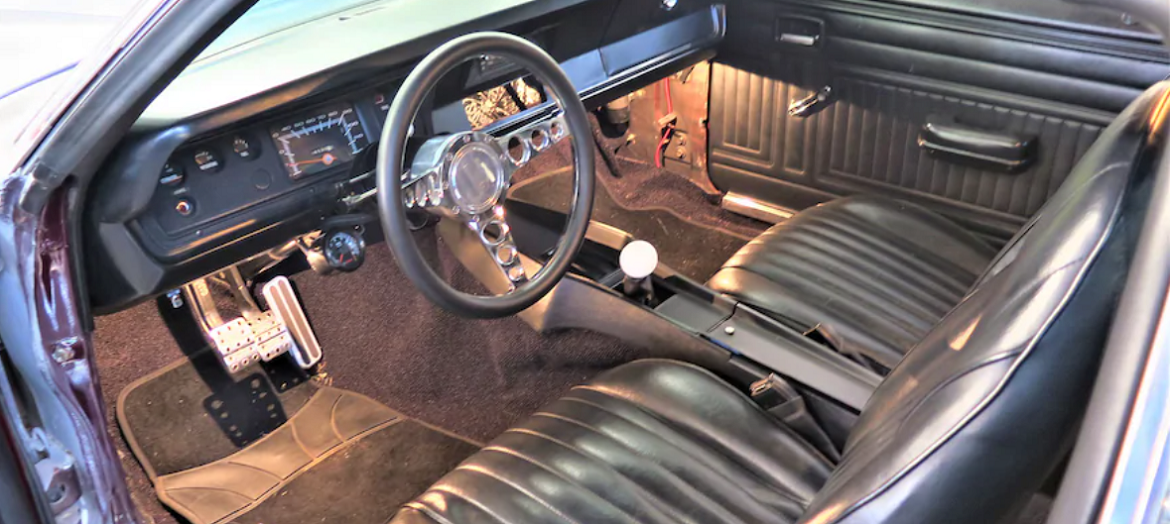 Interior of a car