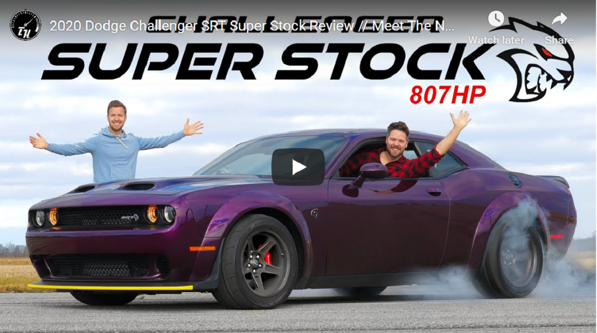 Dodge Challenger SRT<sup>®</sup> Super Stock is Stocked with Super Power