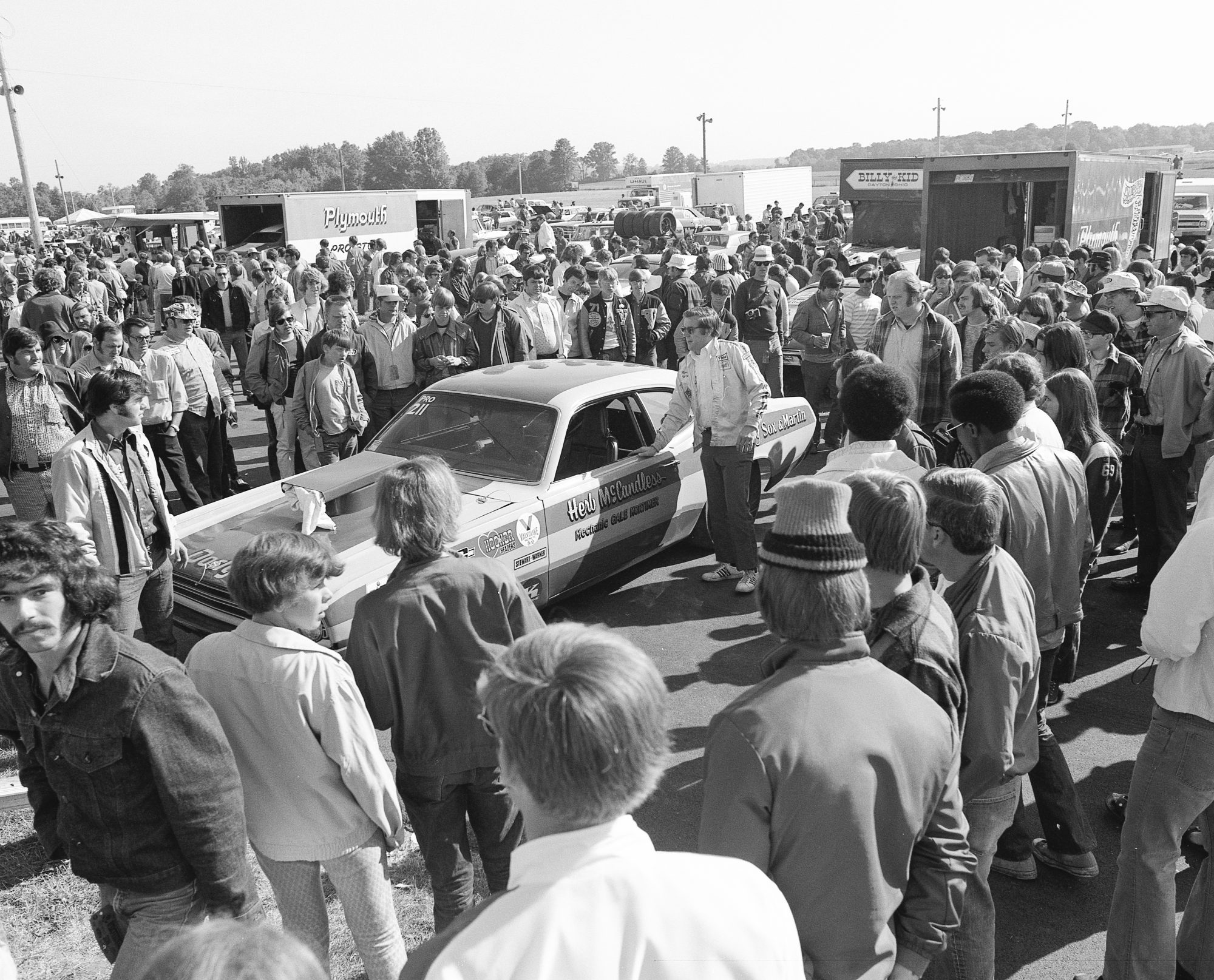 Herb McCandless speaking to a crowd