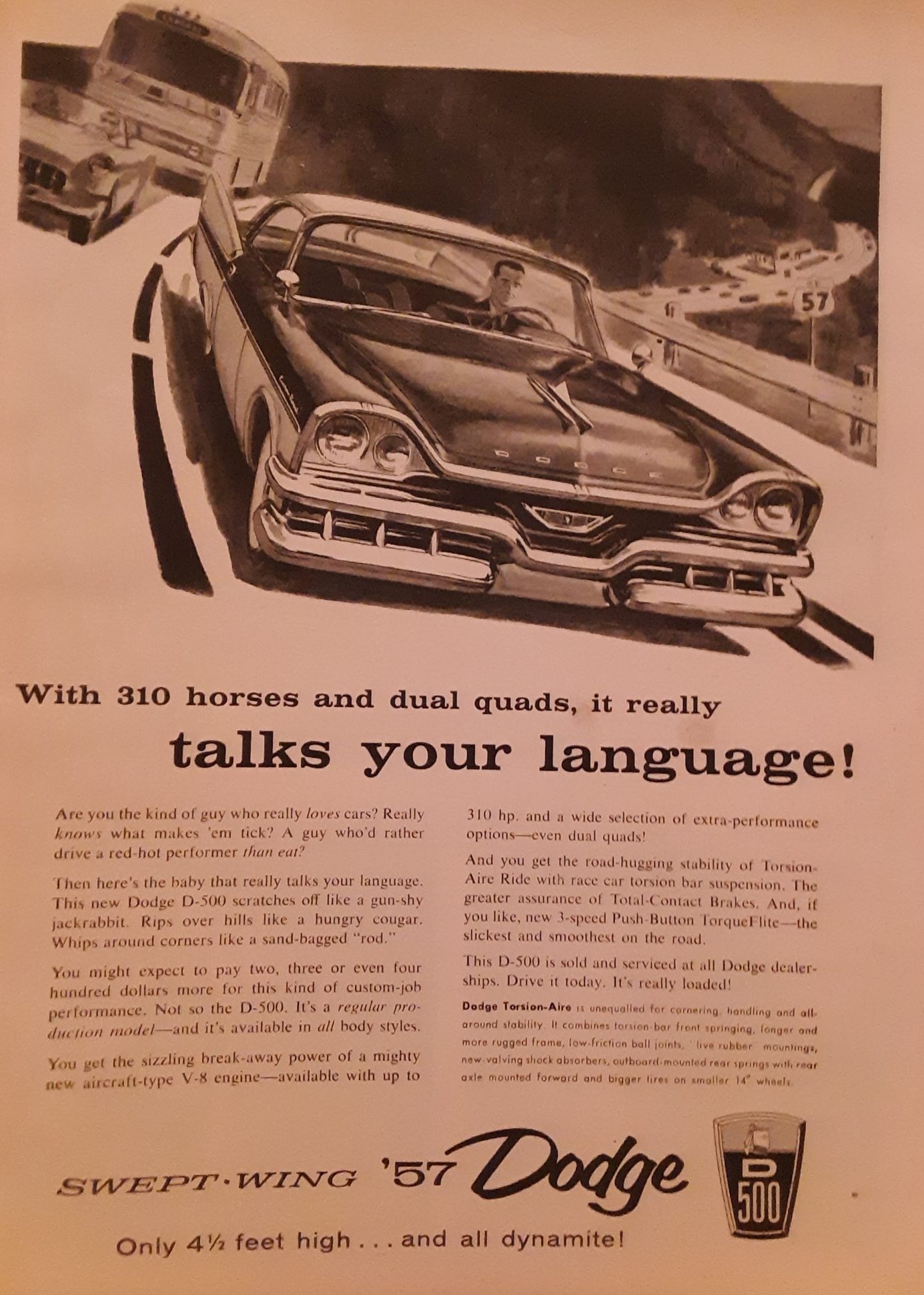 Vintage Dodge Advertisement