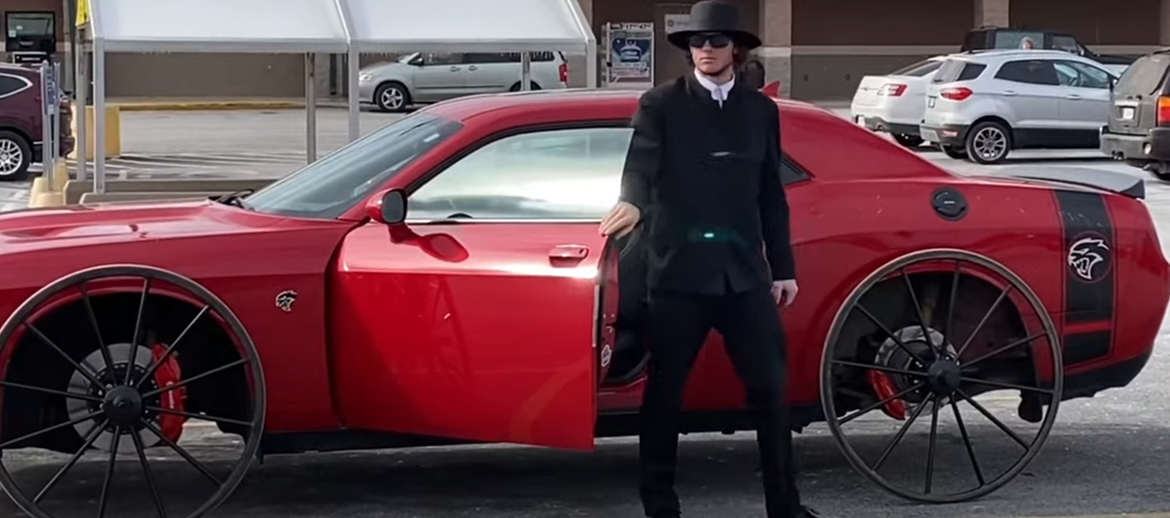 Can a Dodge Challenger SRT<sup>®</sup> Hellcat on Buggy Wheels Do Burnouts?