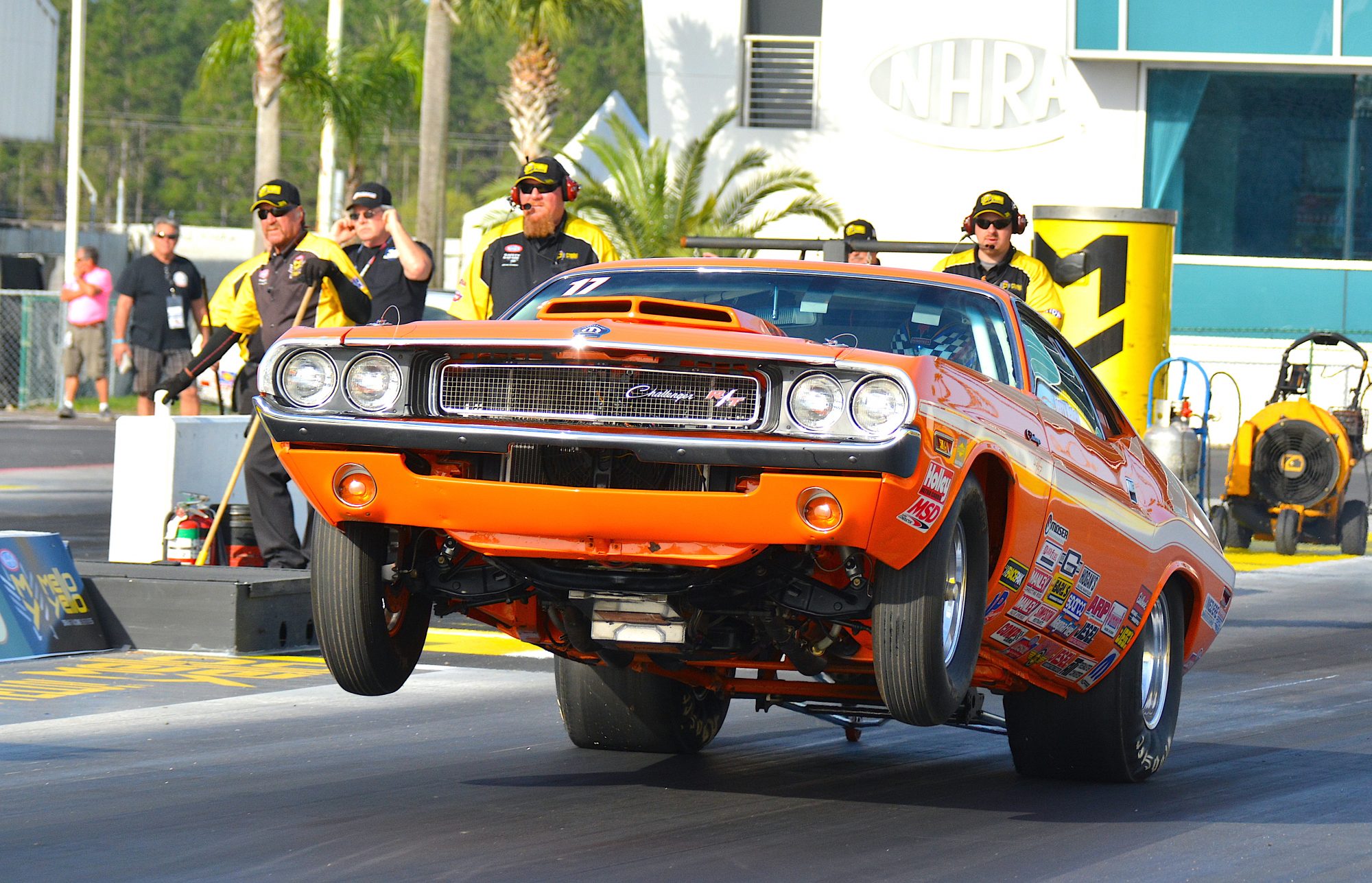 Sportsman racer drag racing at NHRA