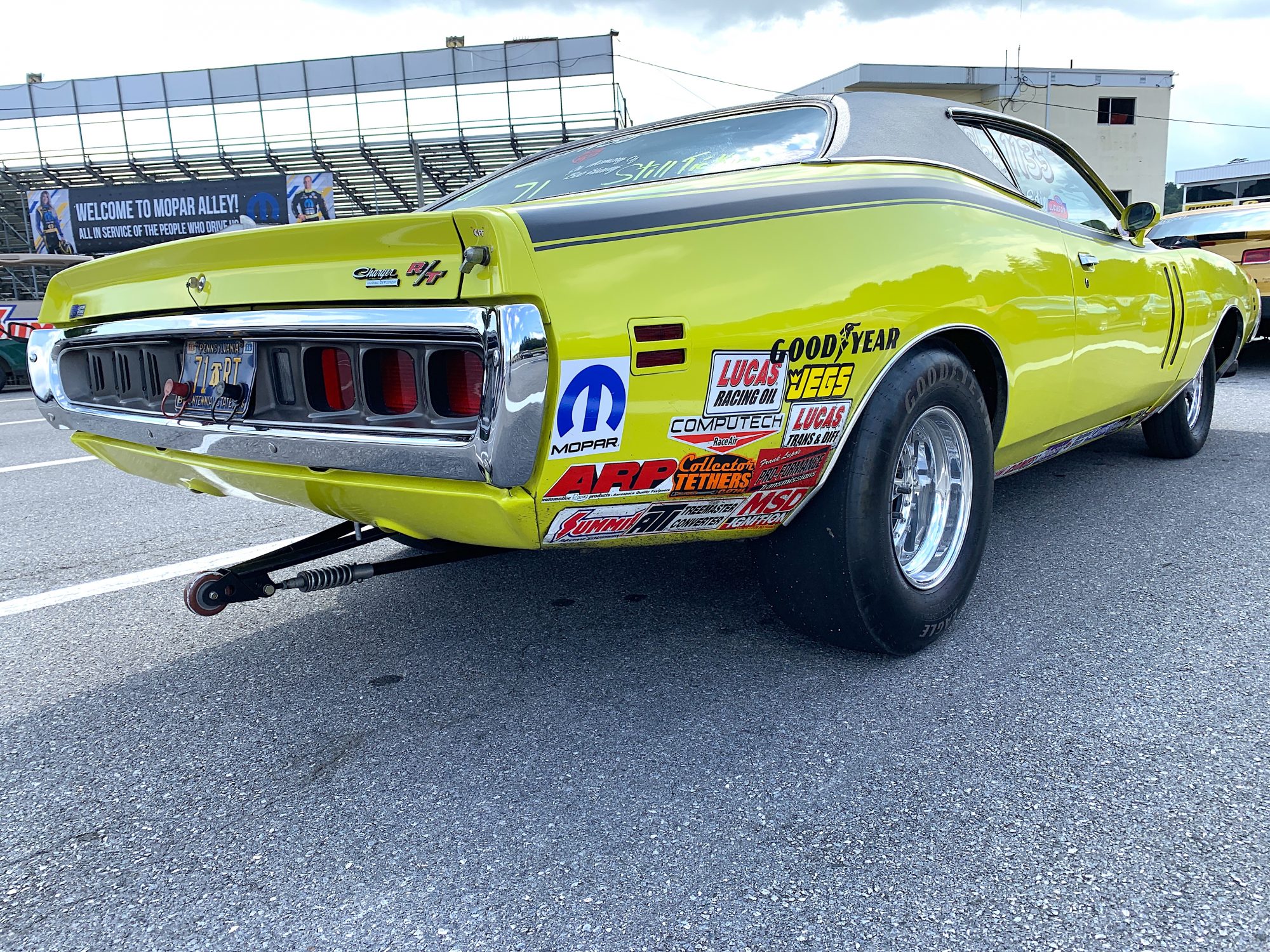 Sportsman racer drag racing at NHRA