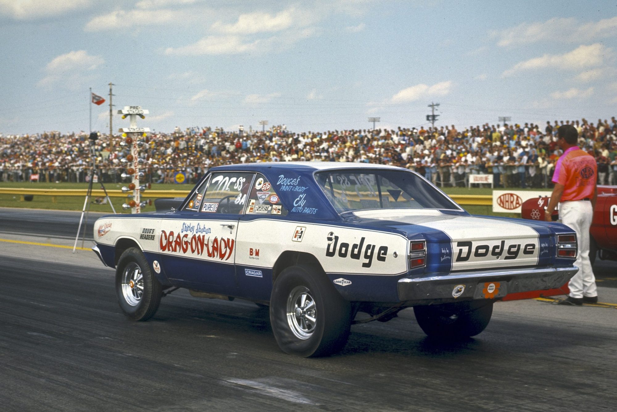 Shirley drag racing