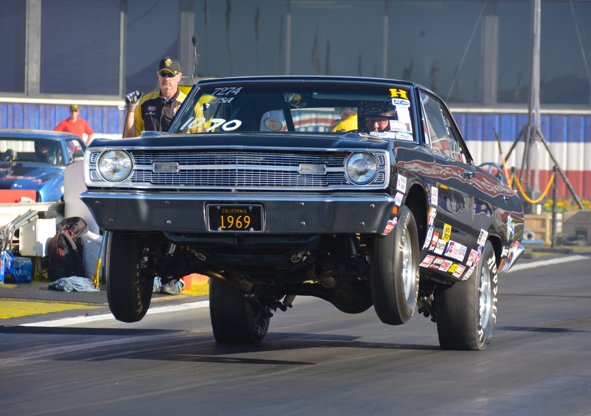 Sportsman racer drag racing at NHRA