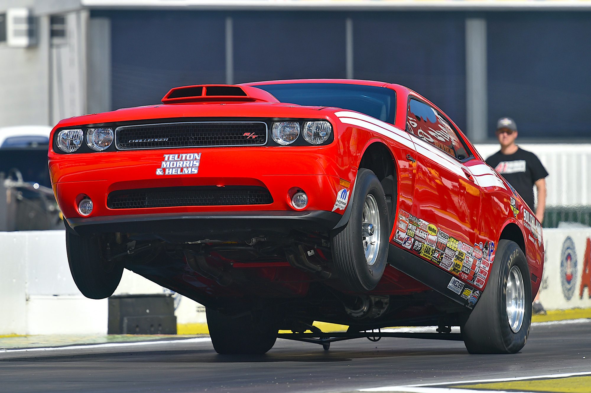 Sportsman racer drag racing at NHRA