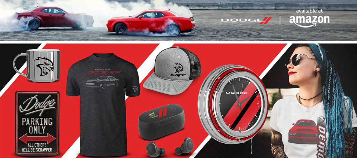 Dodge Adds Amazon Storefront Providing a One-Stop Shop for Brand Enthusiasts