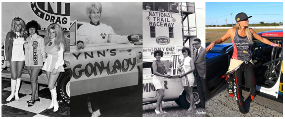 Drag racing women in history