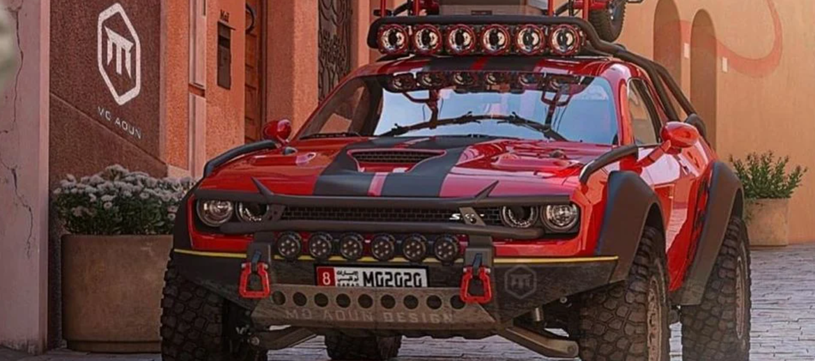 Modified Dodge Challenger SRT Hellcat