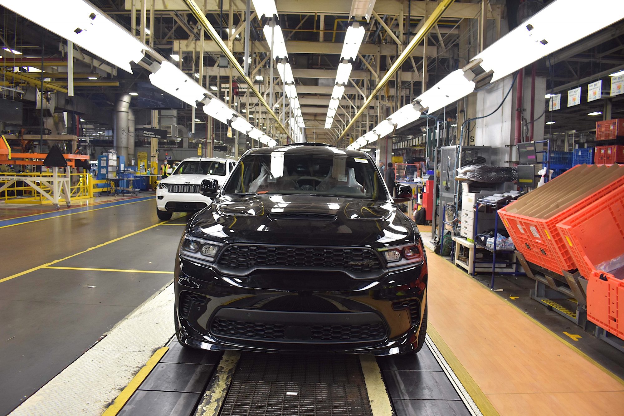 Durango SRT Hellcat on the assembly line