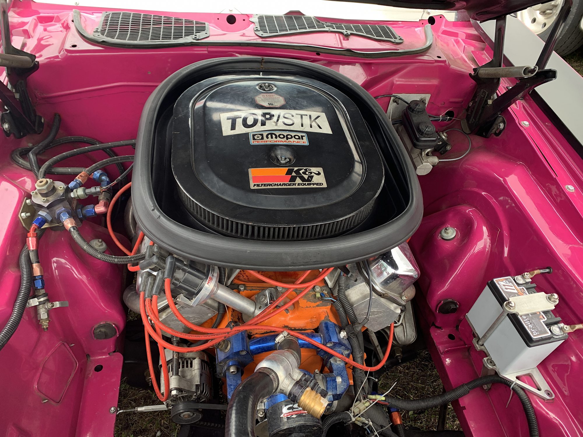 Engine in Larry Hill's car