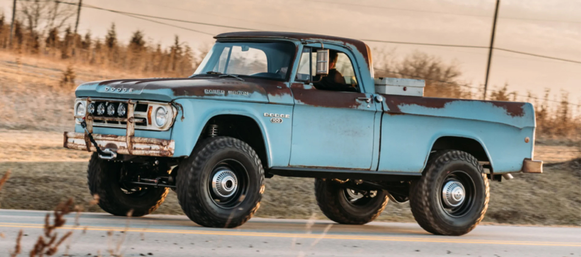 Hellcat-swapped 1968 Dodge Power Wagon restomod