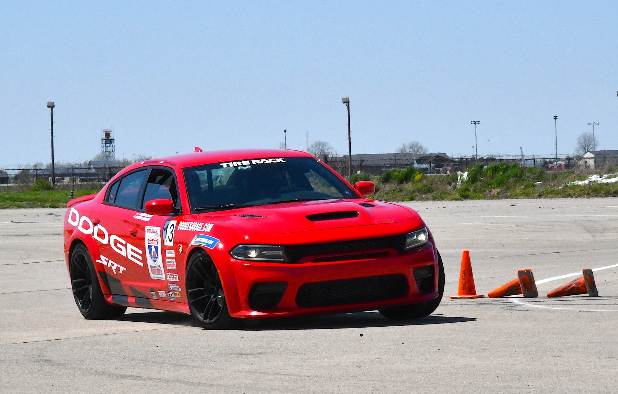Charger SRT Hellcat Redeye racing in One Lap of America
