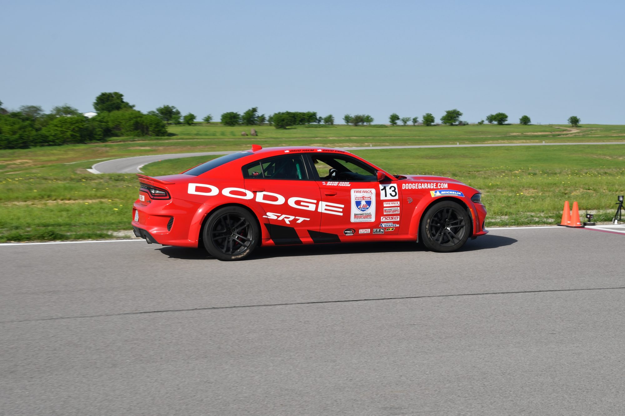 Charger SRT Hellcat Redeye racing in One Lap of America