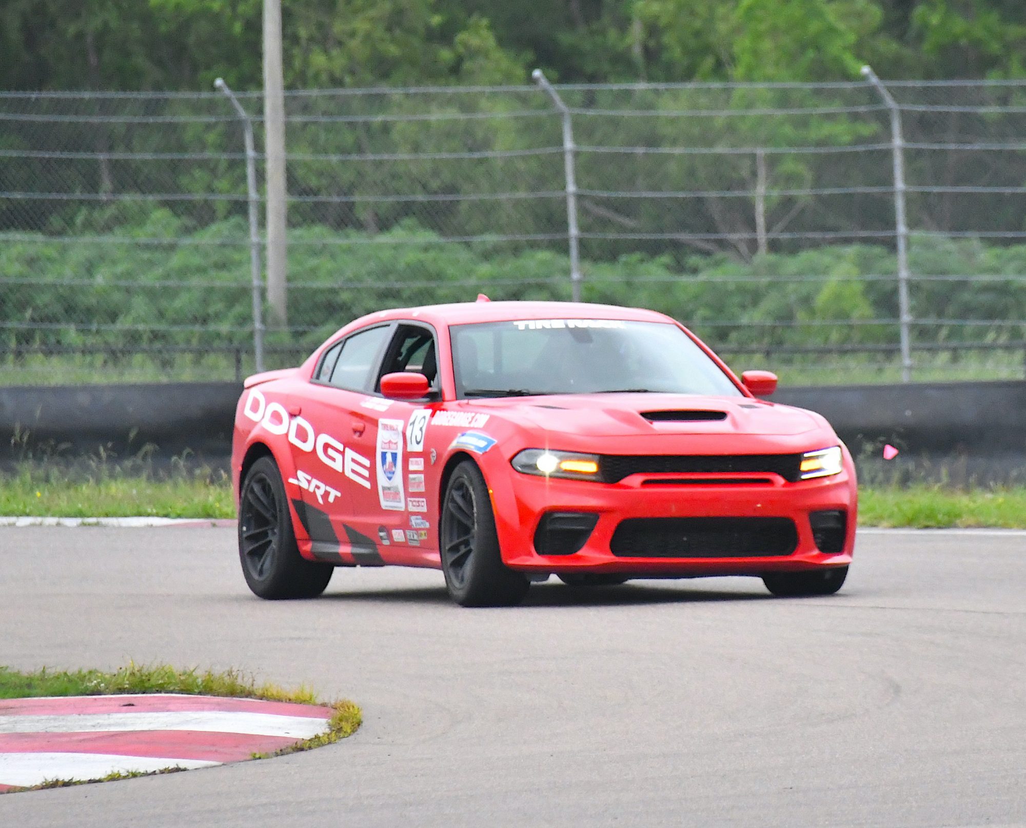 Charger SRT Hellcat Redeye racing in One Lap of America