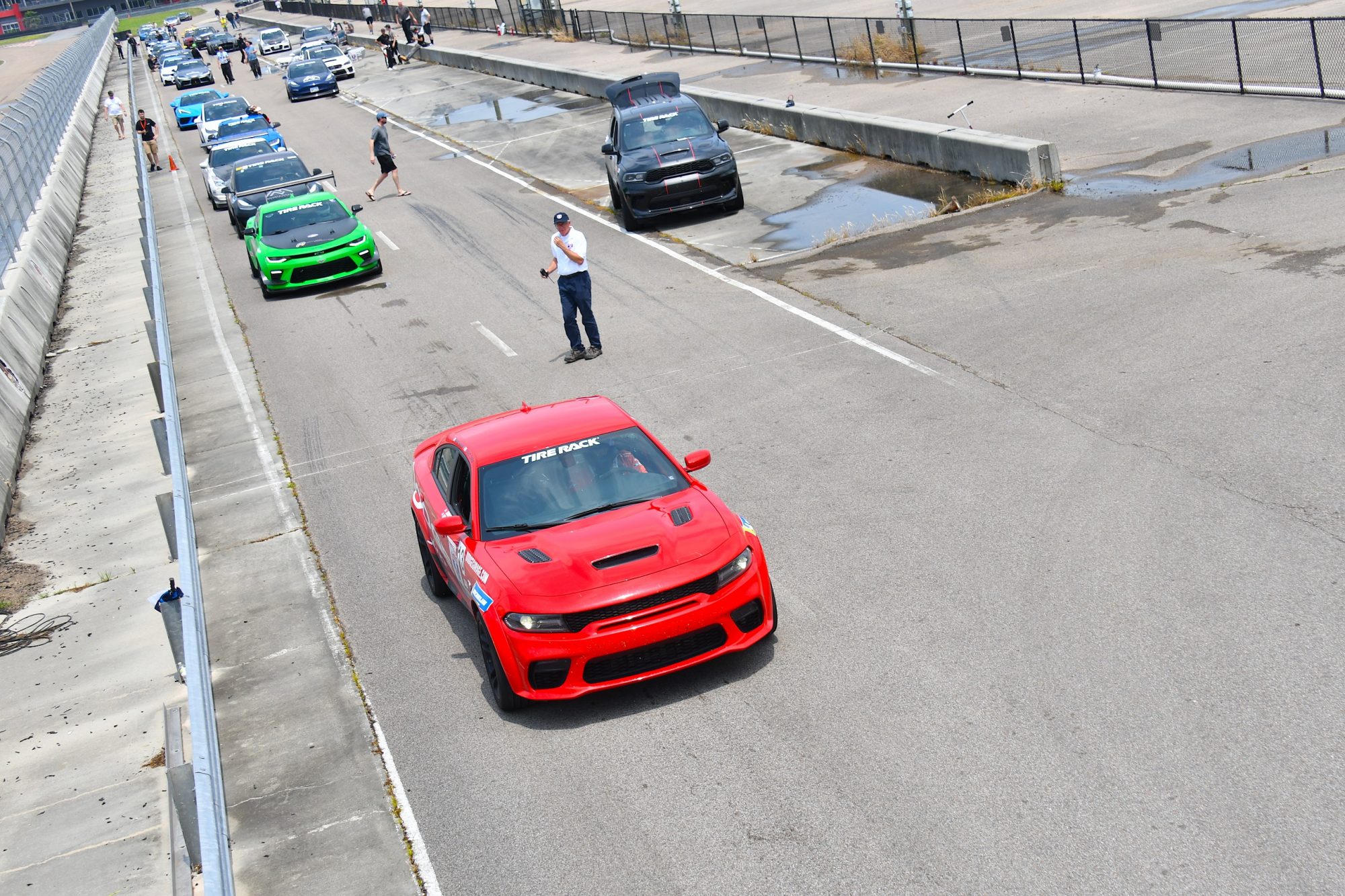 Charger SRT Hellcat Redeye racing in One Lap of America