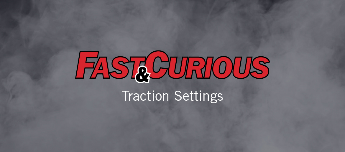 Fast & Curious title over smoke