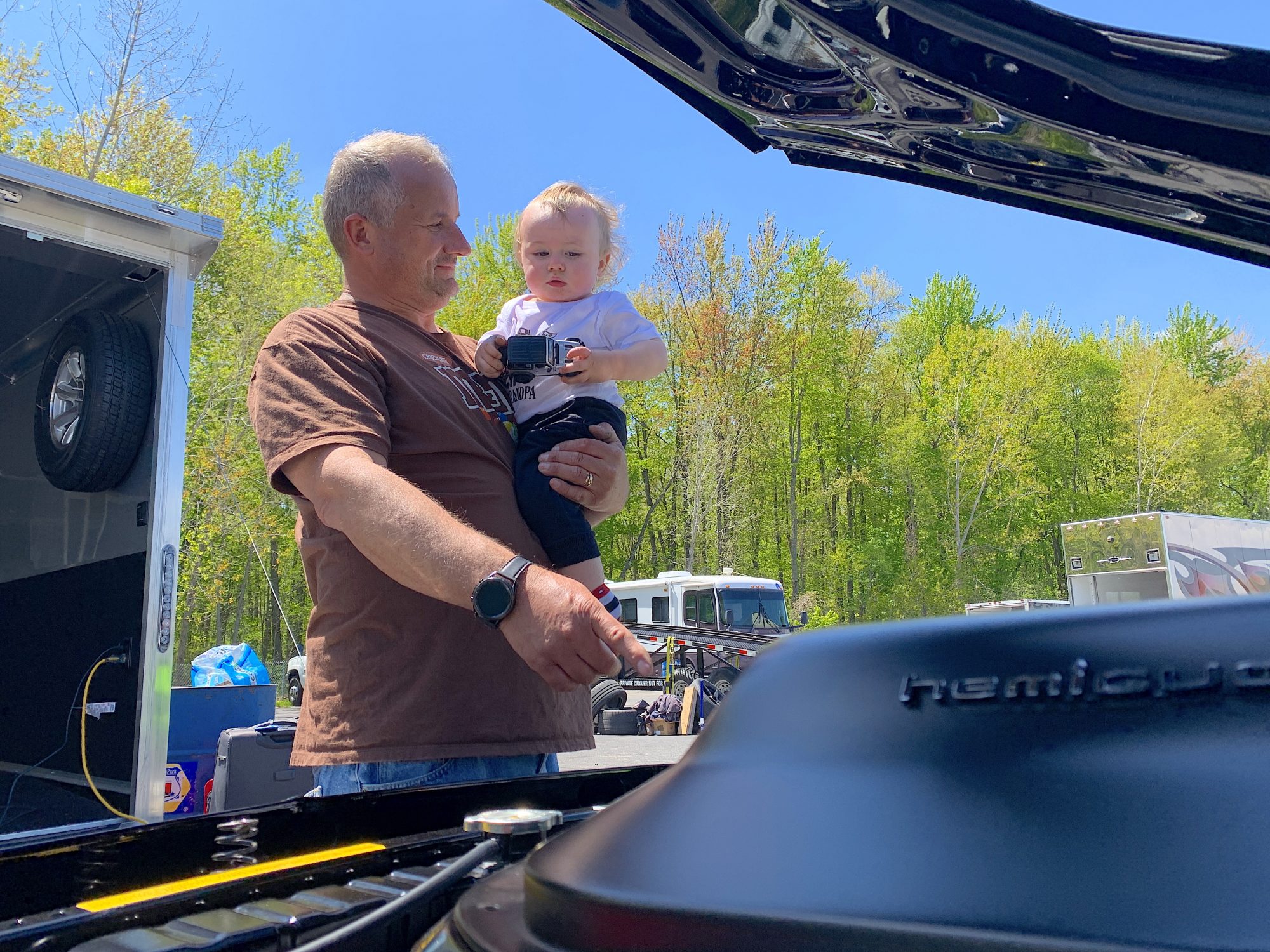 Dudek and his grandson