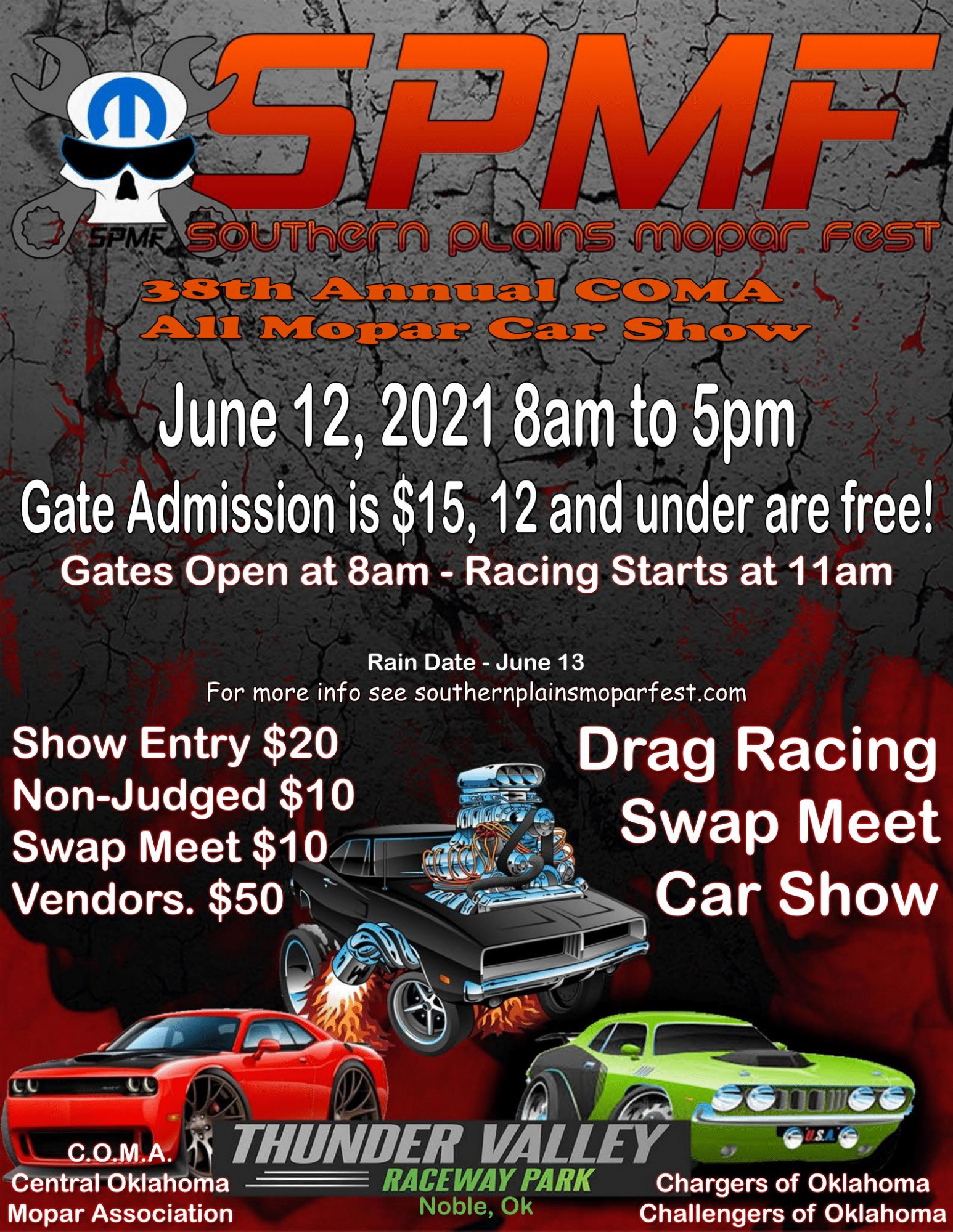 Southern Plains Mopar Fest event poster