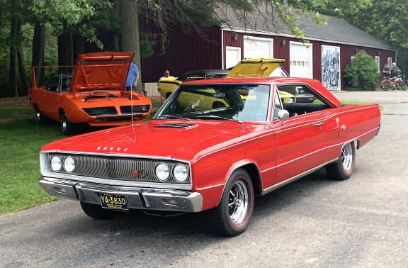 Mopar vehicle on display at Mopars at the Red Barns