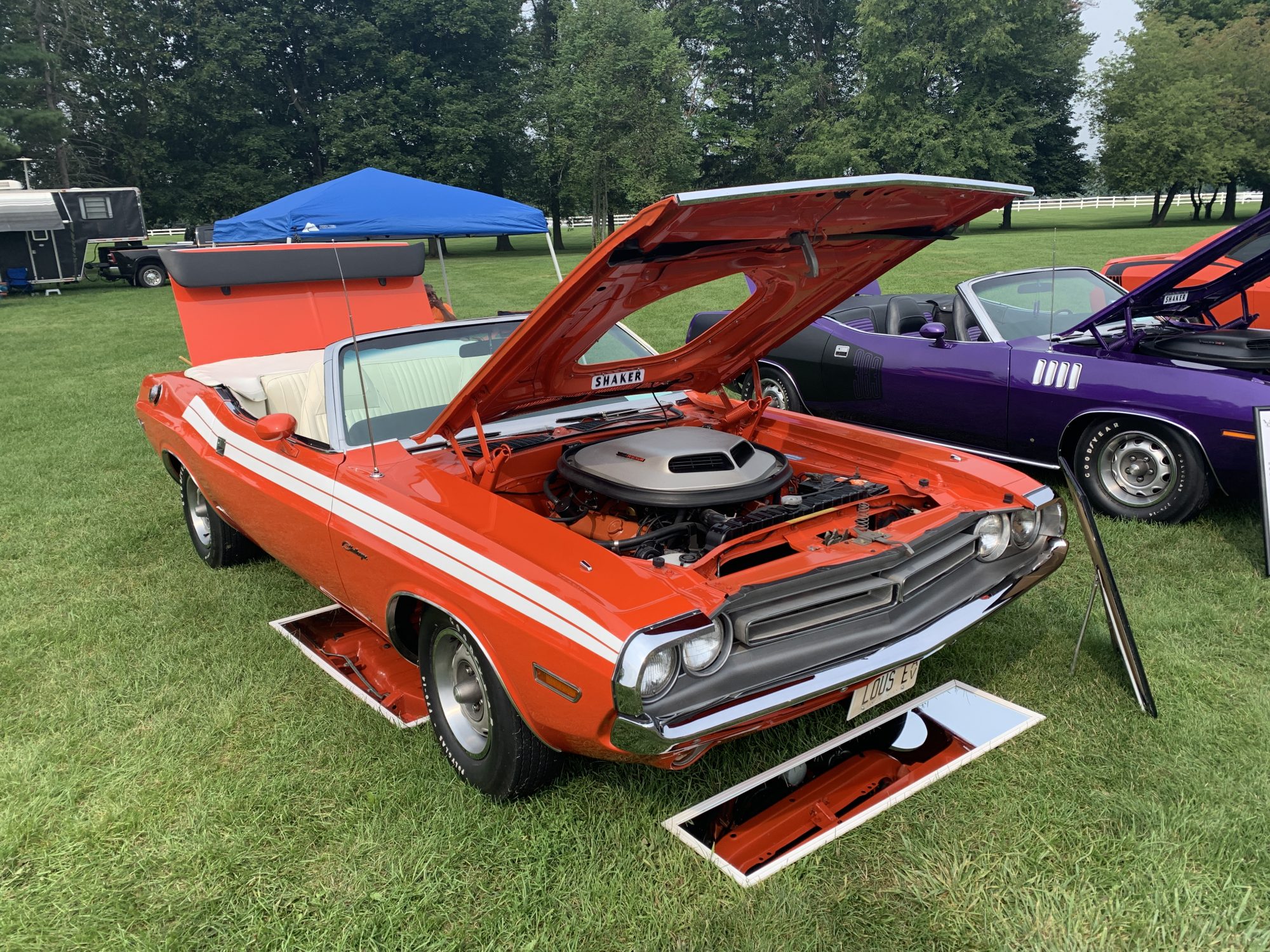 Mopar vehicle on display at Mopars at the Red Barns