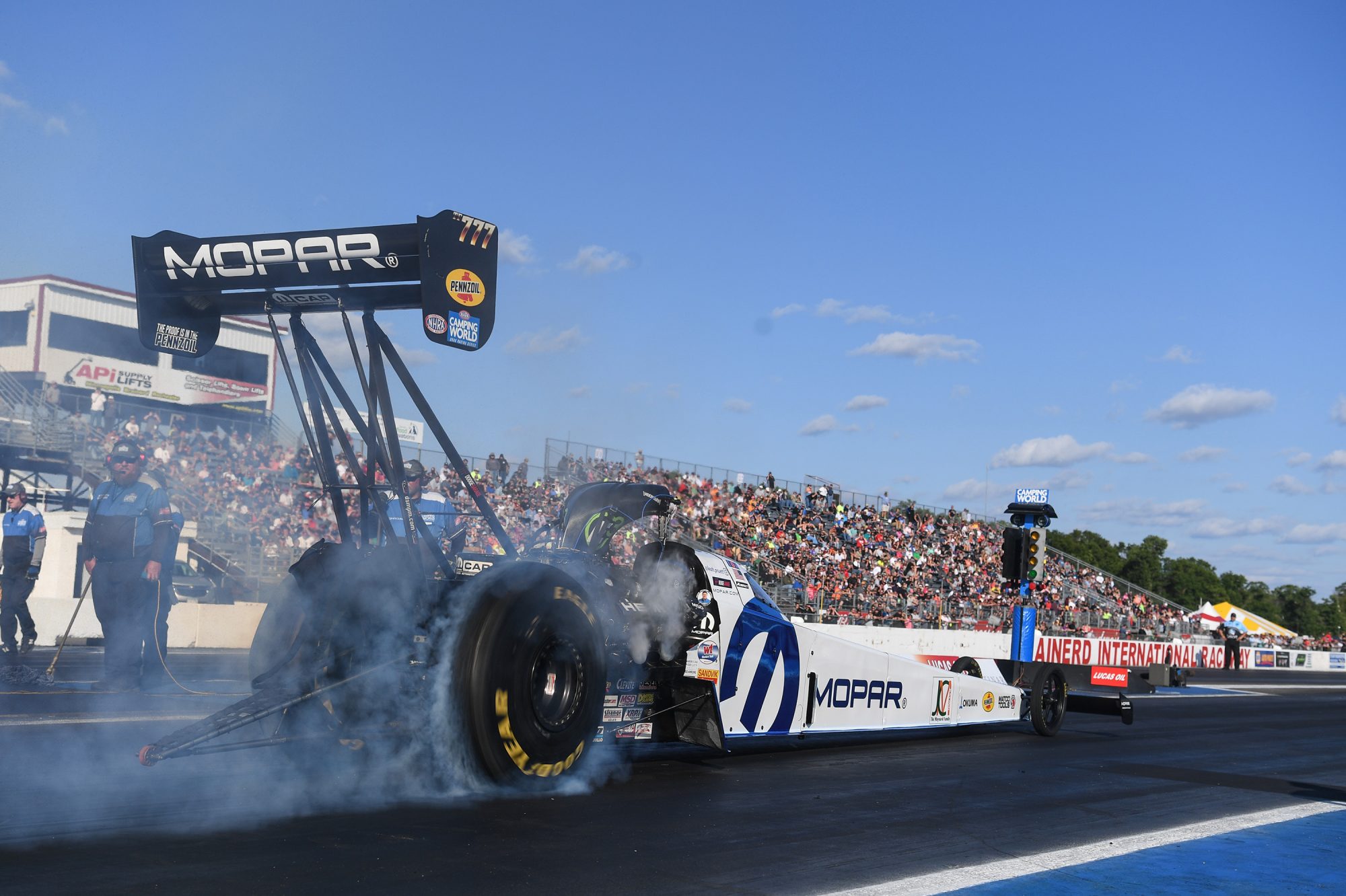 Leah Pruett drag racing