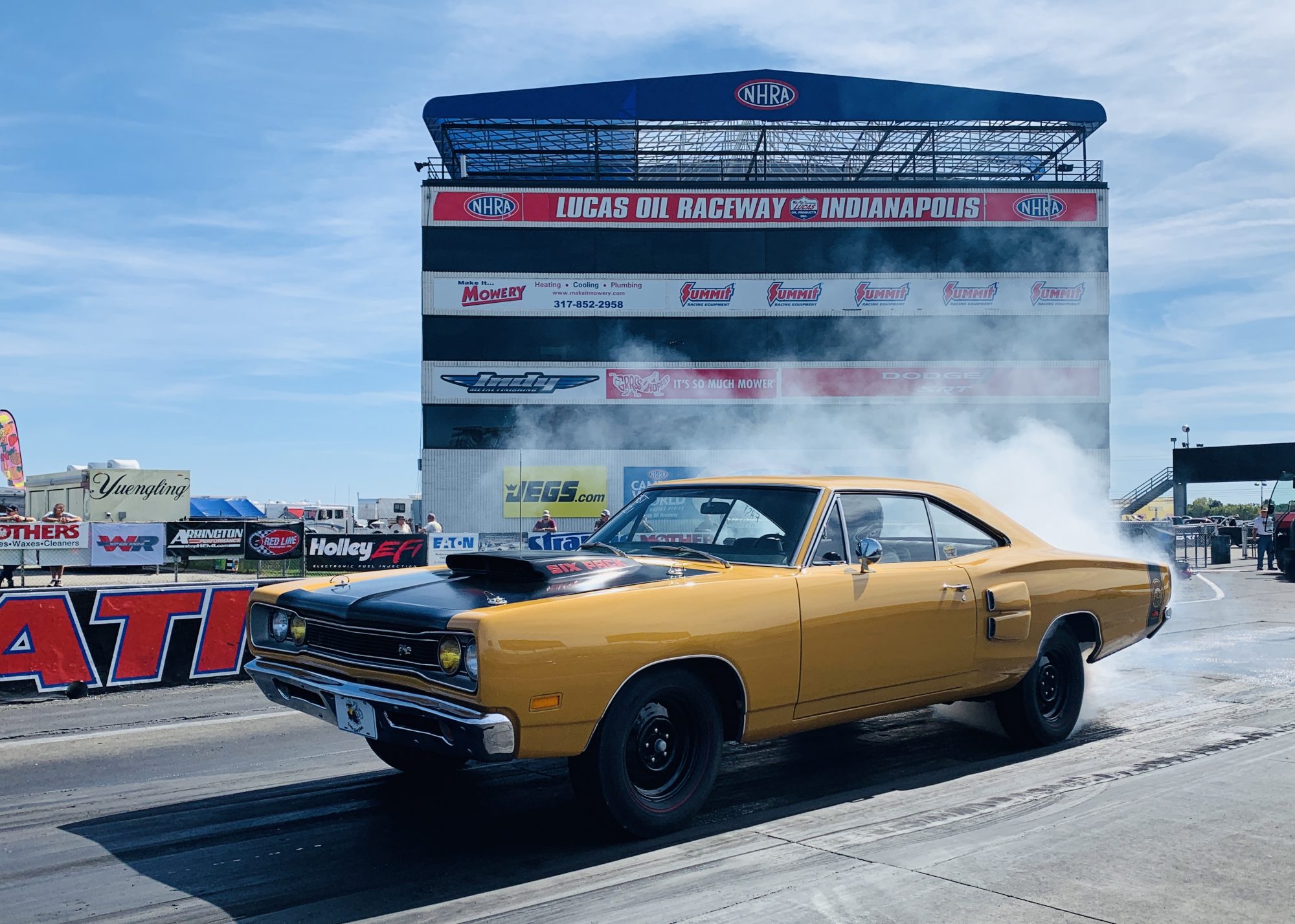 Vintage Mopar drag racing at NMCA