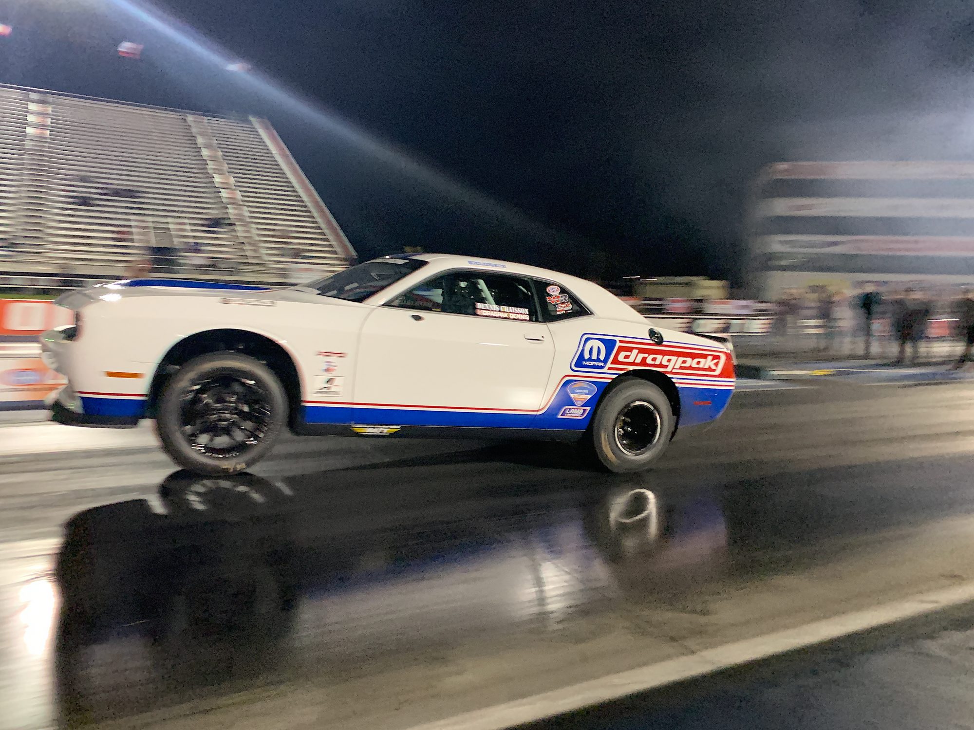 Challenger Drag Pak drag racing at NMCA