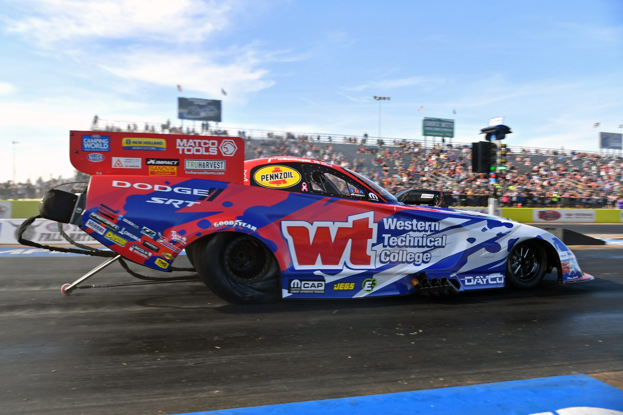 Matt Hagan drag racing