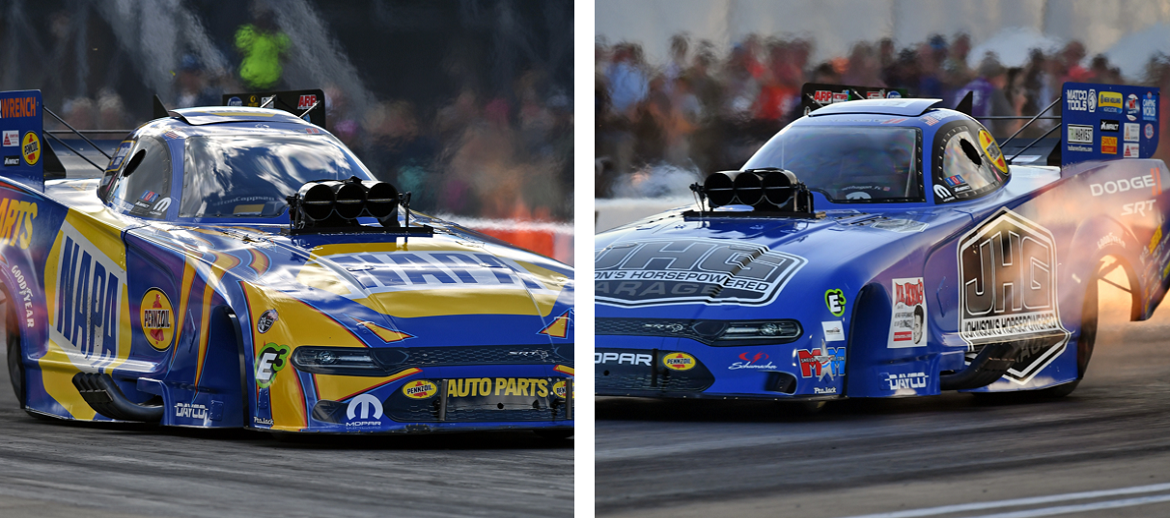 Single Point Separates Capps and Hagan Dodge Charger SRT<sup>®</sup> Hellcat Funny Cars in NHRA World Championship Battle Following Thunder Valley Nationals Performances