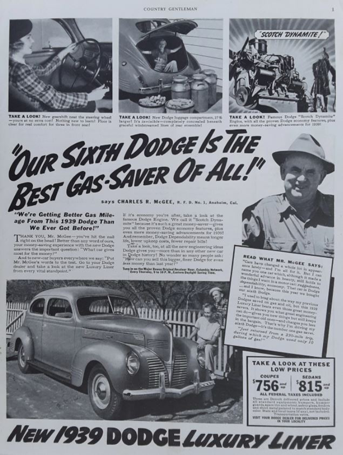 Old Dodge advertisement
