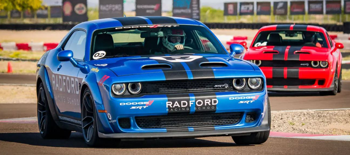 Two Dodge Challenger SRT Hellcats