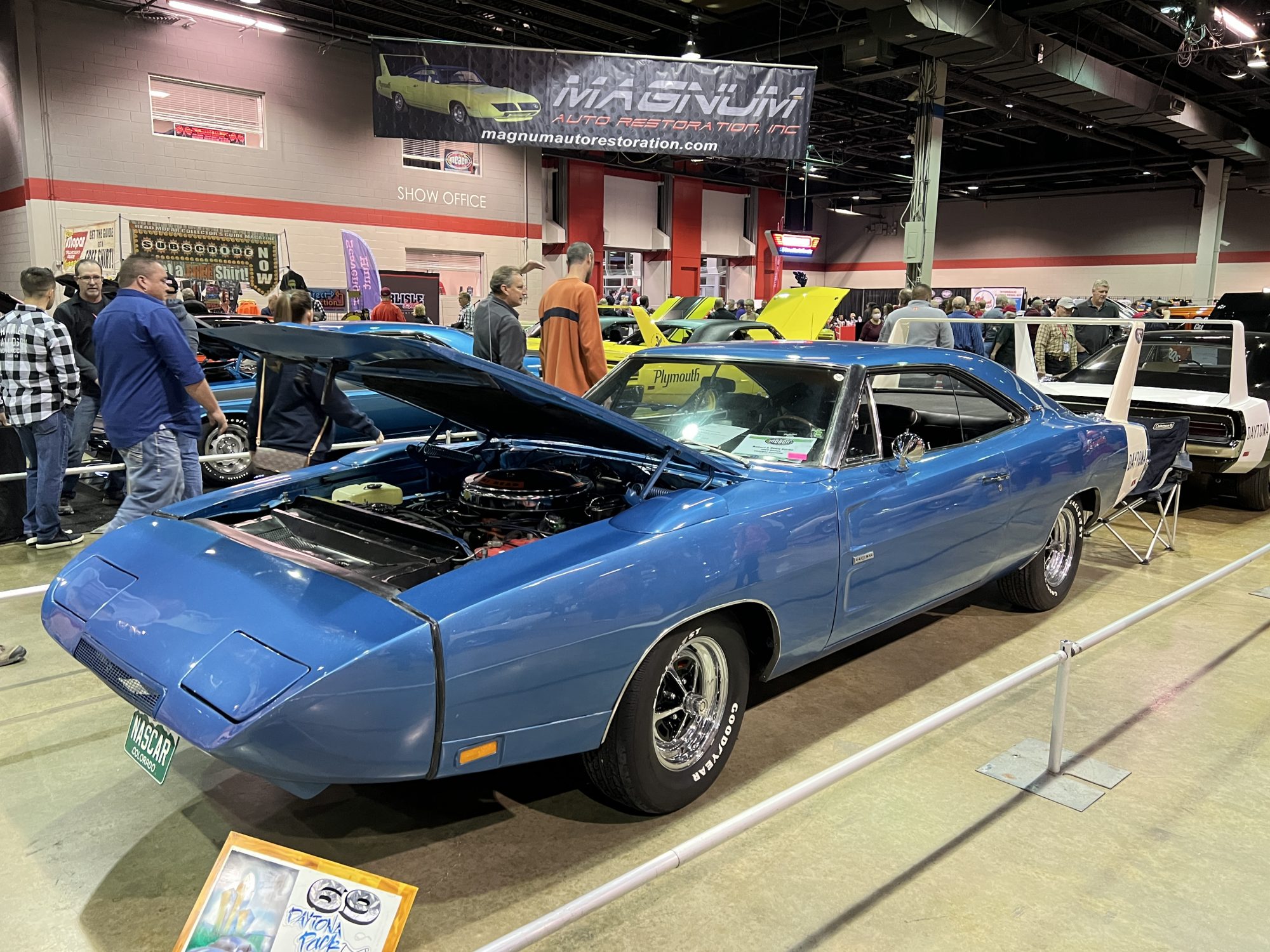 Vintage car on display at MCACN