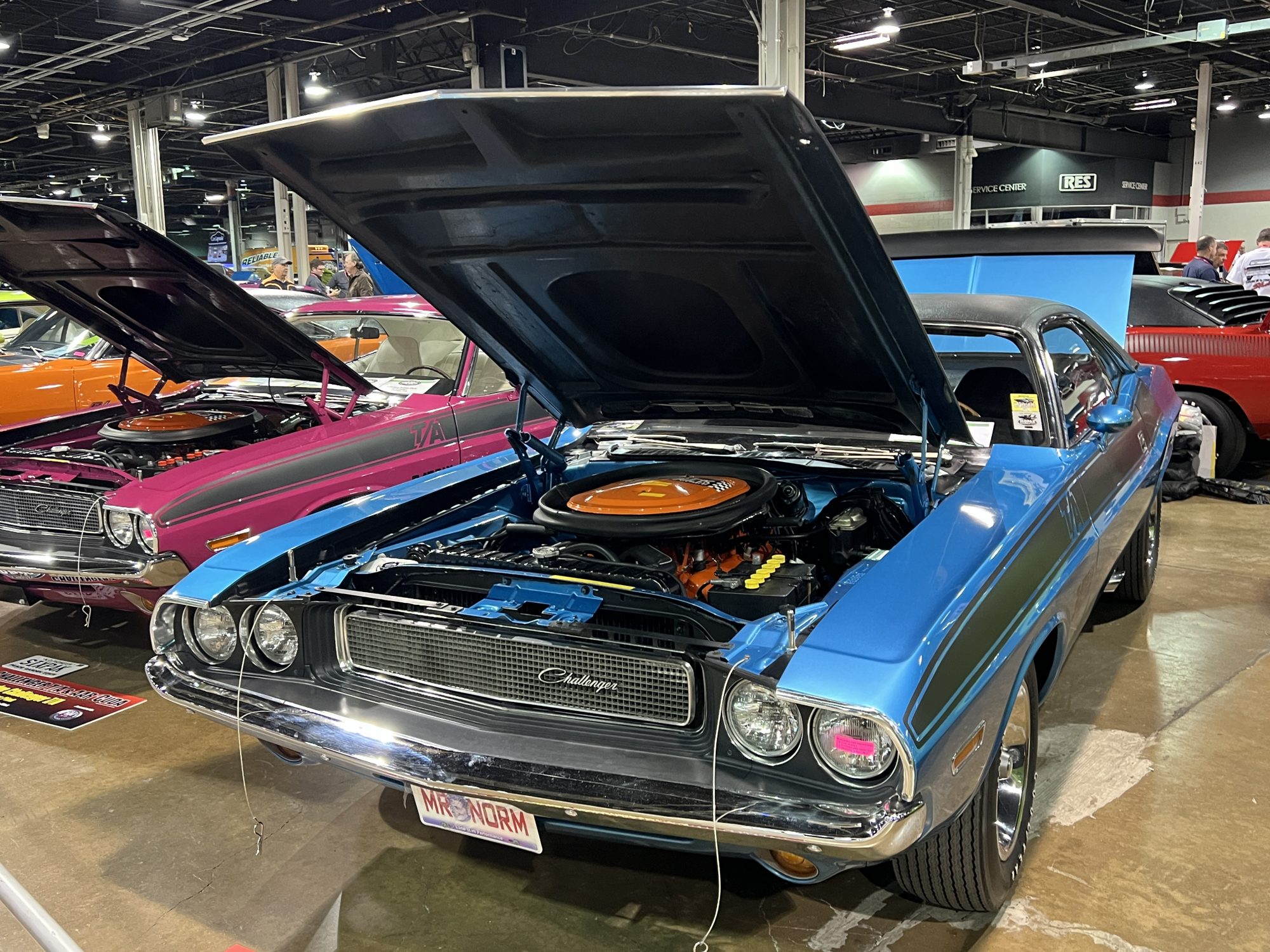 Vintage car on display at MCACN