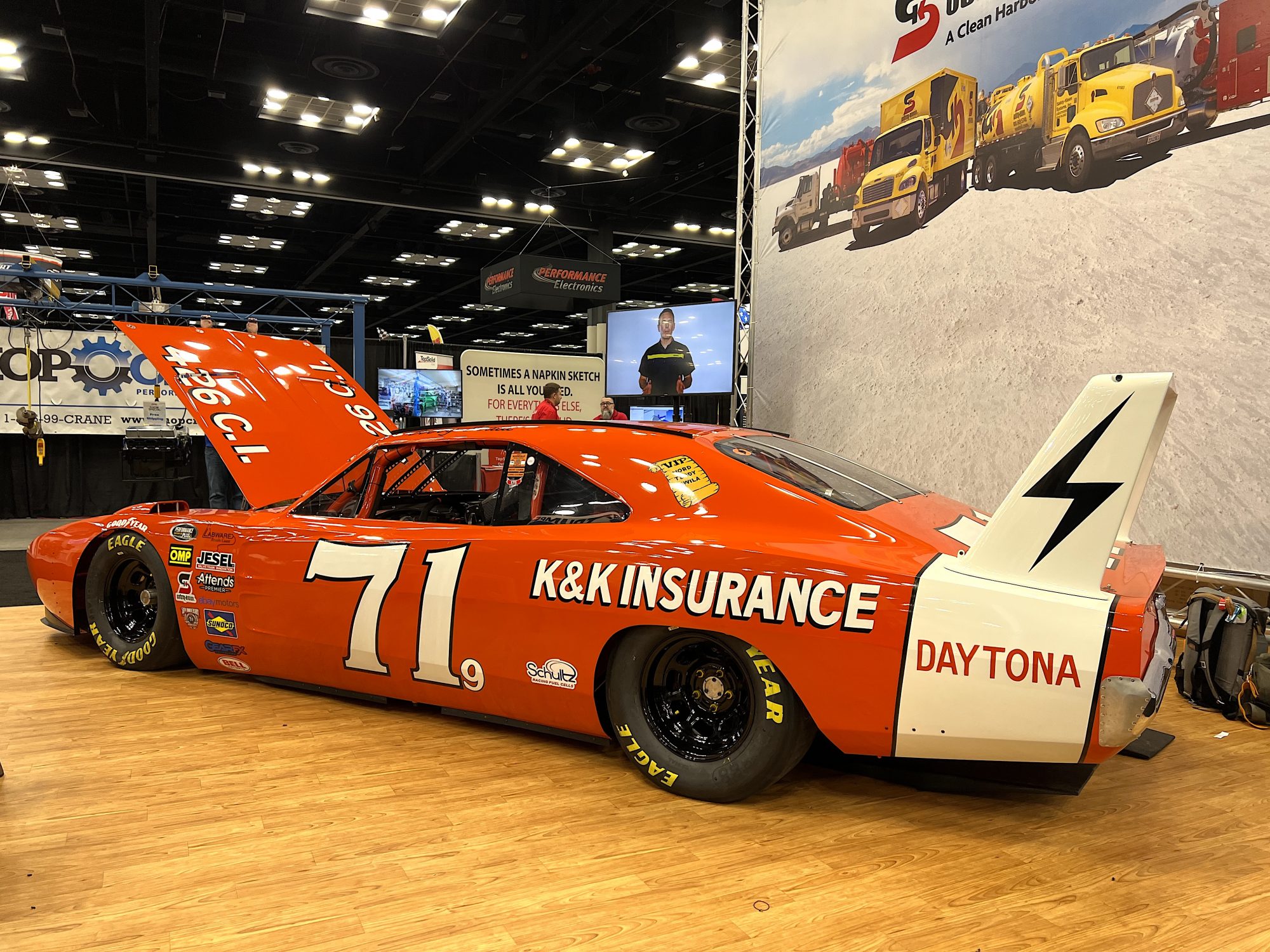 Vintage Dodge Daytona on display