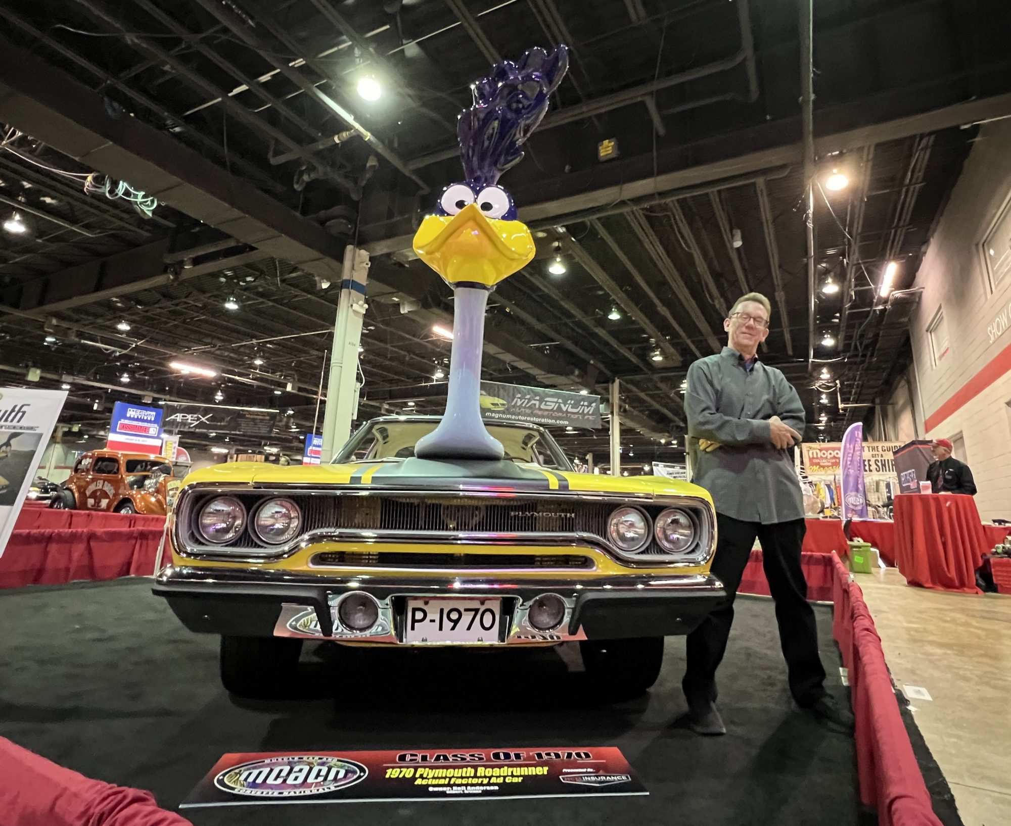 Vintage car on display at MCACN