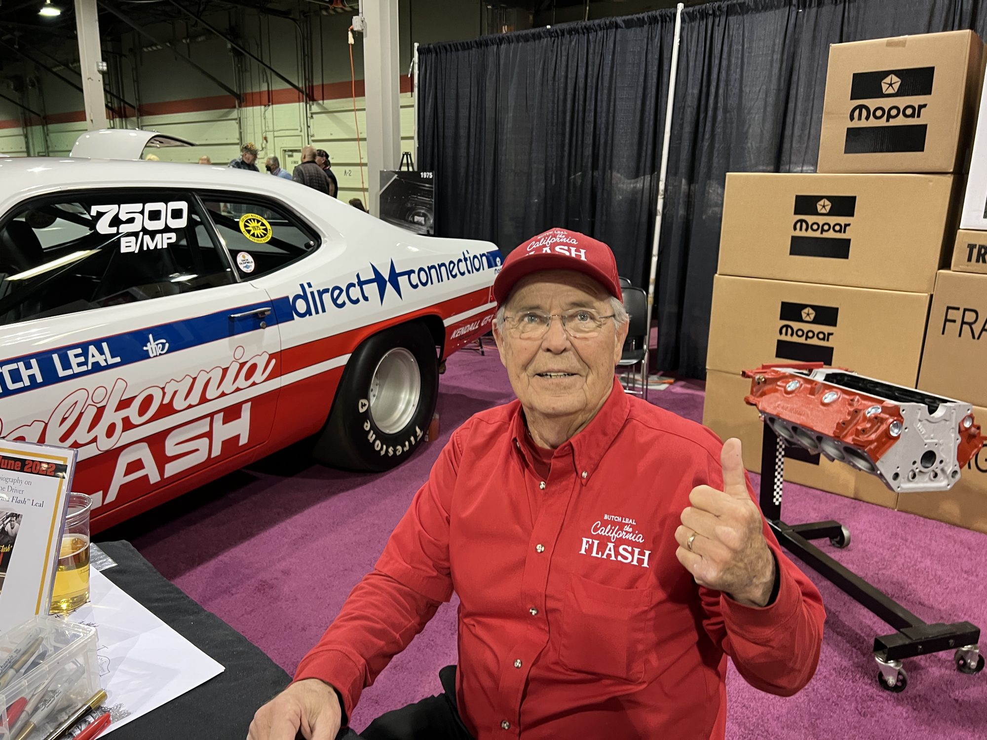 Vintage car on display at MCACN