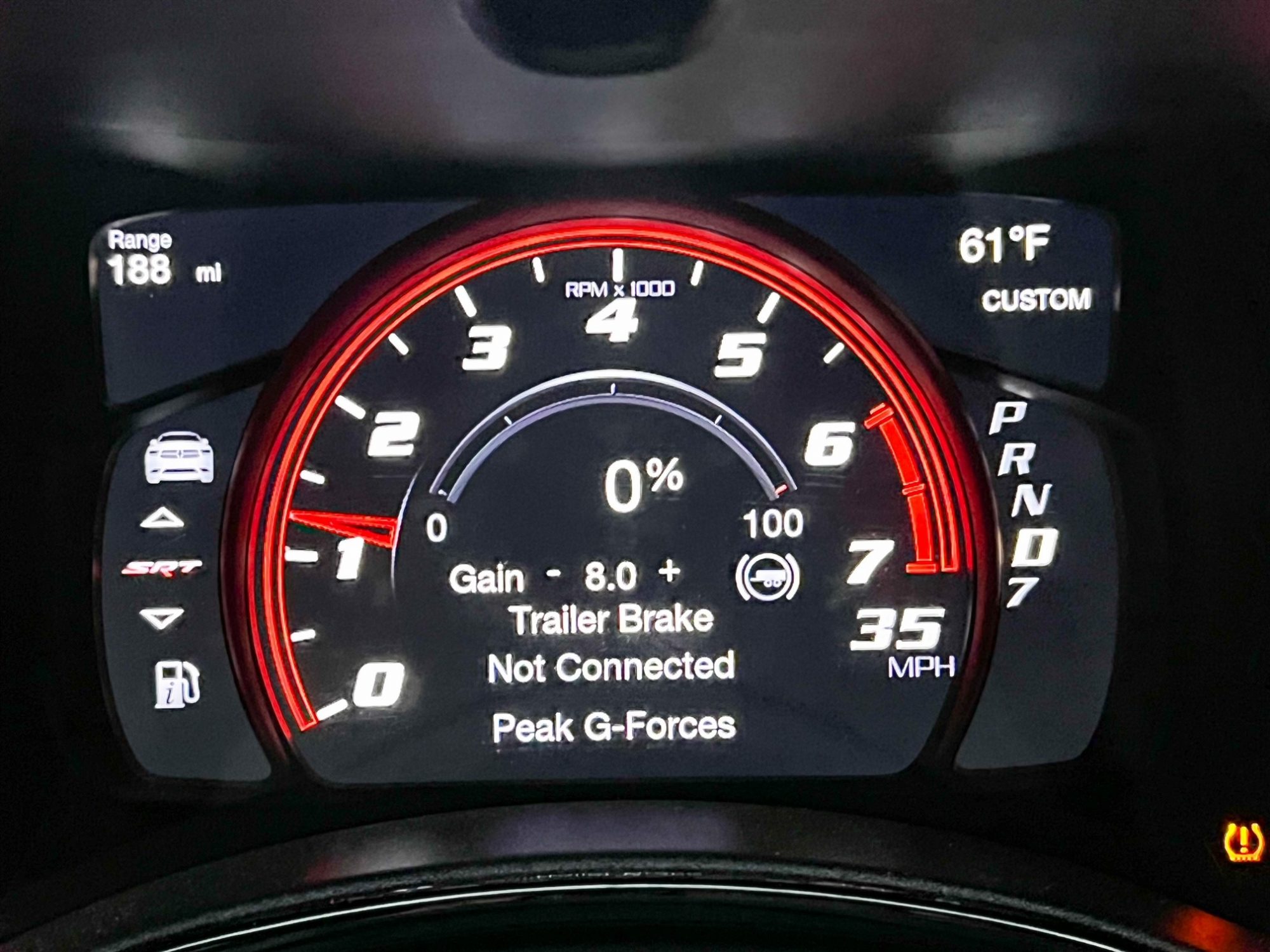 Towing controls on Durango SRT Hellcat